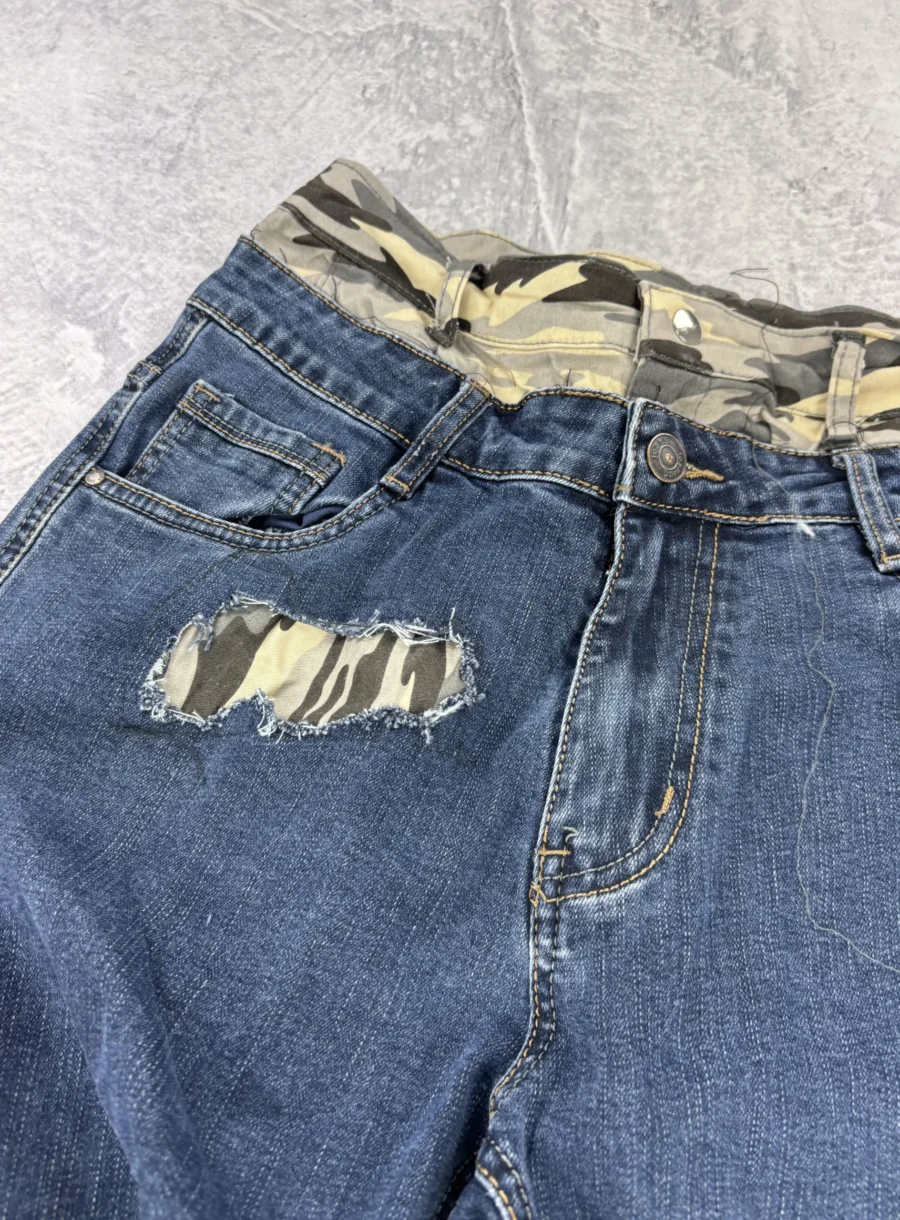 [S] Spodnie opium morro przetarcia jeans - obrazek 4