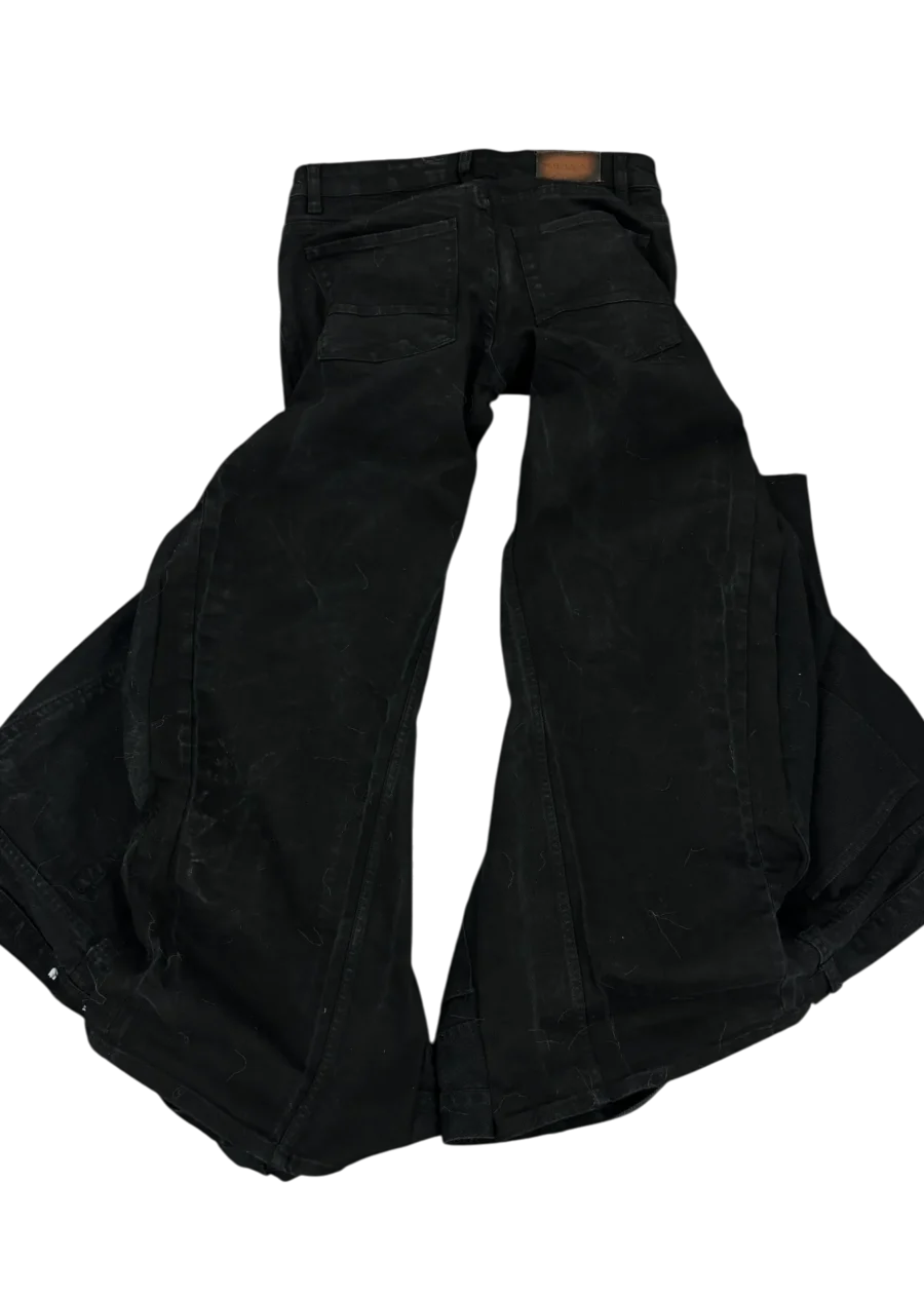 [M] Spodnie Opium super szeroka nogawka - obrazek 3